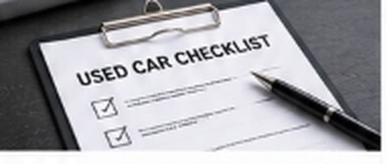 Used-car buying checklist